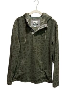 VISSLA Unisex Camo Fleece Hoodie